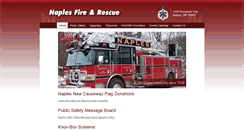 Desktop Screenshot of naplesfireandrescue.org